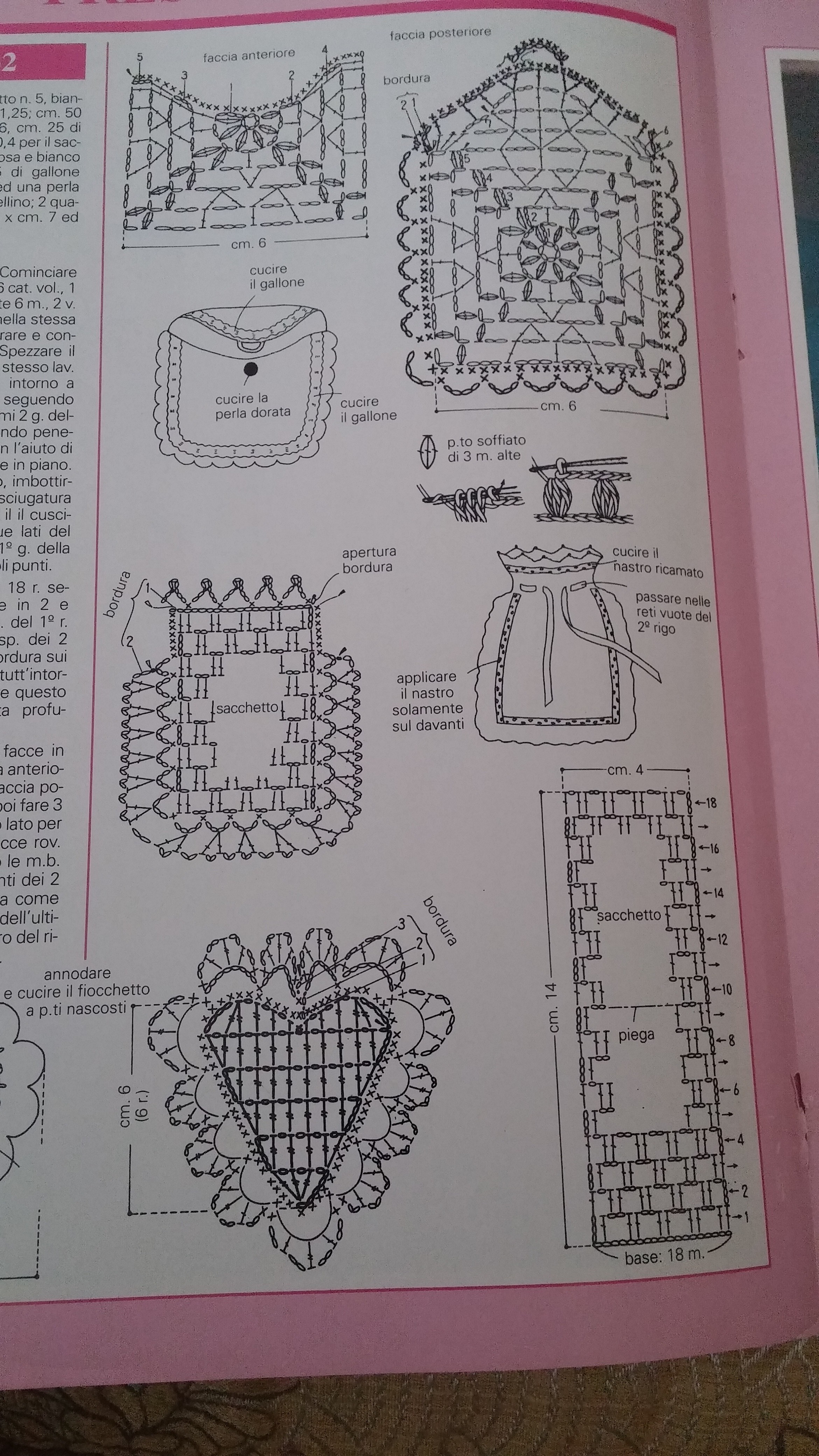 Schemi Sacchetti Bomboniere Uncinetto Uncinetto Ideas